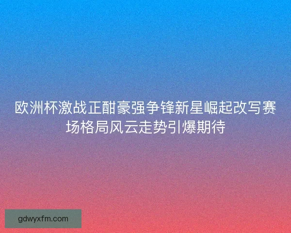 欧洲杯激战正酣豪强争锋新星崛起改写赛场格局风云走势引爆期待